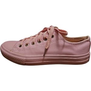 Converse Chuck Taylor All Star Low Top Peach/Pink Leather Sneakers